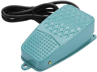 Dailygoody - TFS-2 Anti-slip Voetpedaal Schakelaar - Aluminium, 10A, 250V, Lockable