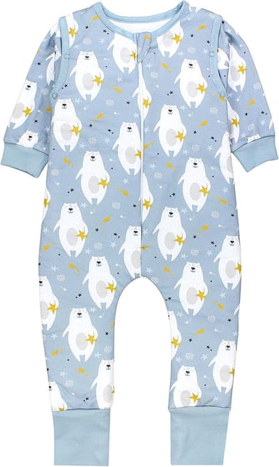 Babyslaapzak Met Armen - Baby Slaapzak - Veilig Slapen - Met Afneembare Mouwen - 2.5 Tog - Unisex