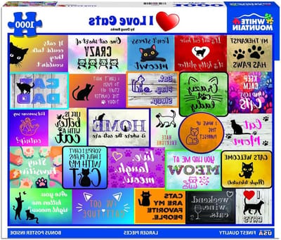 Legpuzzel Katten - Puzzel Katten - Ontspannen Puzzelen - Gedetailleerde Illustraties - 24 x 30 inch - Meerkleurig