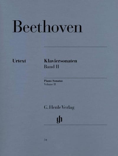 Dailygoods- Piano Sonates - Henle Urtext Editie - Volume 2 - Twee Handen - Referentie voor Pianisten - Hoogwaardige Uitgave - Pianomuziek