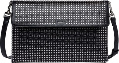 REPLAY Koppeling Schoudertas Clutch Black Zwart