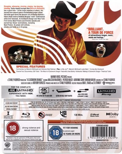 A Clockwork Orange [Blu-Ray 4K]+[Blu-Ray]