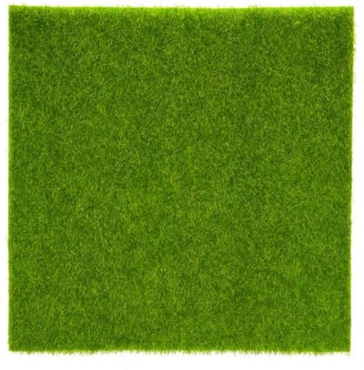 Kunstgras 30 x 30 cm - Synthetisch Gazon - Doe-het-zelf Micro-landschap - Decoratie voor Miniatuurornamenten - Veilig voor Kinderen - Onschadelijk voor Gezondheid - Nepgazon
