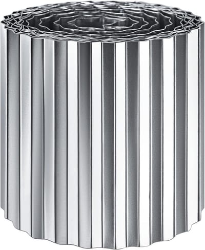Tuinafboording Metaal - Landschaprand - Tuinranden Creëren - Stevige Lange Strips - 609 x 30 cm