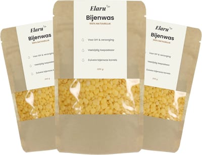 Bijenwas Korrels - 100% Puur - 800g - Natuurlijk Geel - Bijenwas Kaarsen, Cosmetica & DIY - Beeswax