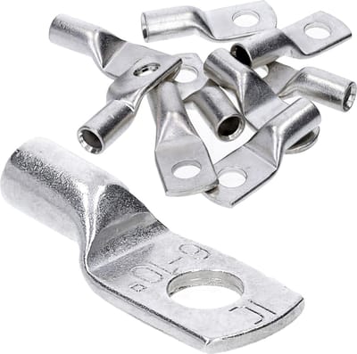 10 stuks Kalitec HR10-6 standaard buiskabelschoenen 10 mm² M6 I zonder kijkgat I Made in Germany