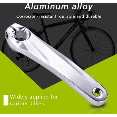 Aluminiumlegering Fiets Fiets Linker Crankarm voor 590 610 SLX XT XTR Crankstel Silver