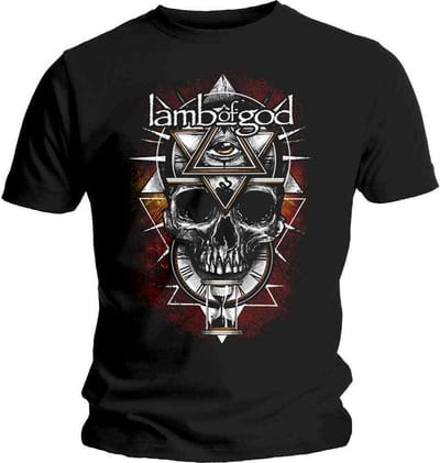 Lamb Of God - All Seeing Red Heren T-shirt - S - Zwart