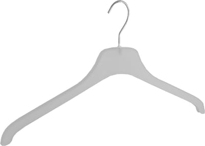 De Kledinghanger Gigant - Kledinghanger - Volwassenen - 8616 - 50 Stuks - Blousehanger - Shirthanger - Kunststof - Frosted - 45 cm - Kleerhanger (8616/50)