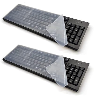Dailygoods- Toetsenbordbeschermer Ultradun - Toetsenbord Hoes - Siliconen - Waterdicht - Stofdicht - Eenvoudig te installeren - Toetsenbordhoes