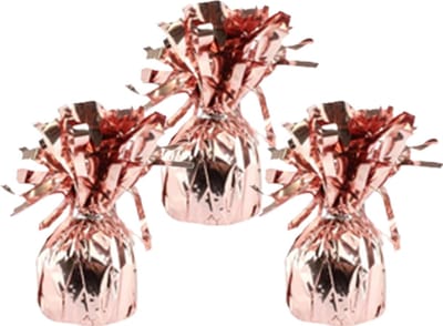 Haza Ballon gewichtjes - 6x - rose goud - 170 gram - gewichtjes voor helium ballontrosjes