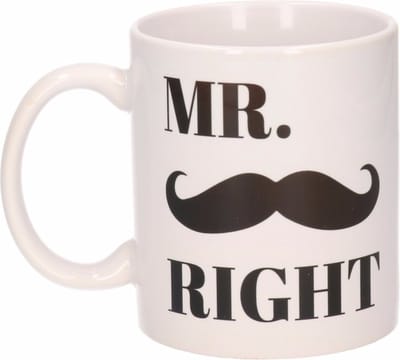 Mr Right mok / beker 300 ml