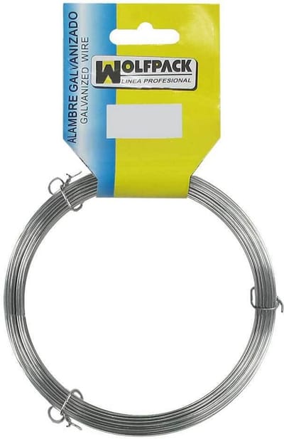 Gegalvaniseerd ijzerdraad op rol 1000 gram dikte 1,3 mm