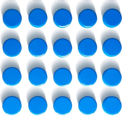 Kleurige ronde koelkastmagneten - Sterke en schattige magneten voor koelkast en whiteboard (20 stuks)