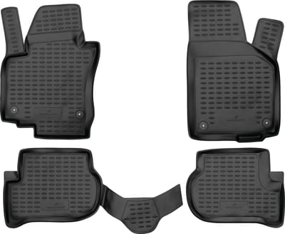 Walser Rubberen Voetmatten XTR geschikt voor VW Golf Plus 2004 - 2013