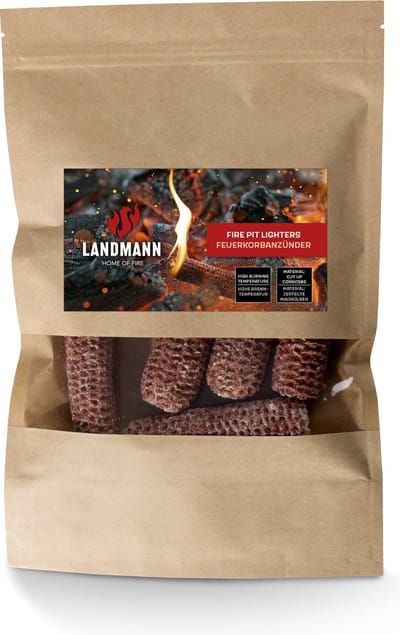 LANDMANN vuurkorf aansteker maïskolf, 450 g