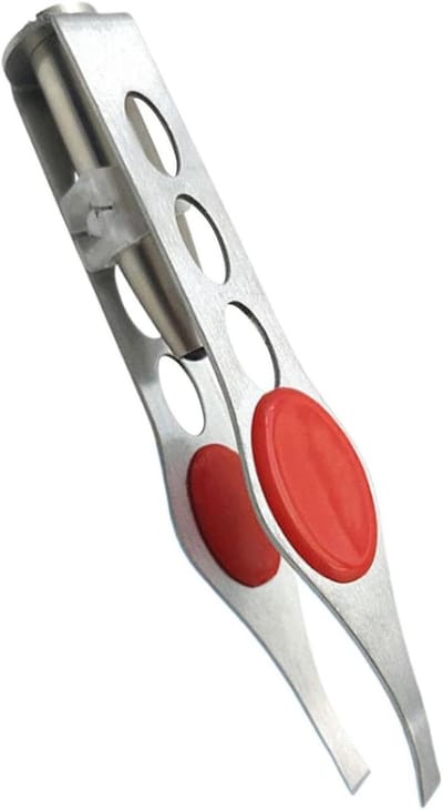 Precisie Pincet - Gezichtshaar Verwijderaar - Nauwkeurig Haren Trekken - Geïntegreerd LED Licht - 9.6 cm Lengte - Multicolor