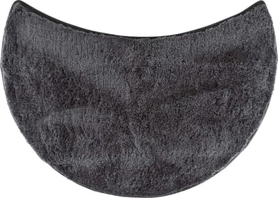 La'Moussawi ® Comfortabele en Stijlvolle Badmat voor Ronde Douches met Antislip Onderkant in Antraciet 55 cm, antraciet)