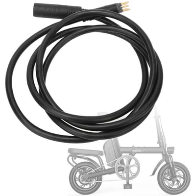 9 Pin Wielmotor Verlengkabel voor Elektrische Fiets Vrouwelijk naar Mannelijk Draad E-Bike Accessoire 1300mm