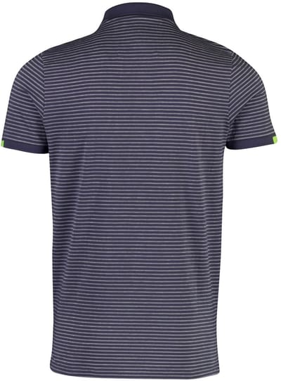 NZA poloshirt blauw gestreept 100% katoen