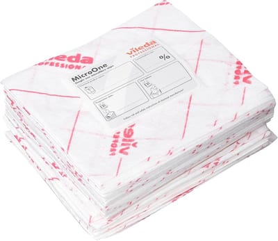 Vileda Professional MicroOne microvezeldoek 34 x 27 cm rood