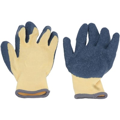 1 Paire Gants d'Électricien 400V Résistants Haute Tension Ignifuges Caoutchouc Antidérapant Gants de Travail beige