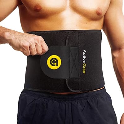 Zwarte Taille Riem - 9 Inch Breedte, 42 Inch Lengte voor een Slanker Lichaam