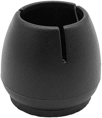 Meubelpoten Beschermers - Stoelpoten Doppen - Vloeren Beschermen - Zonder Lijm - 12-16 mm - Zwart
