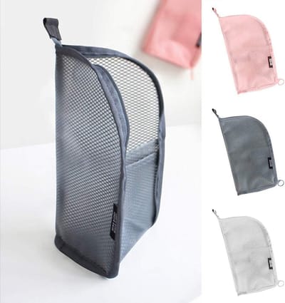 Draagbare Tandenborstel Reisetui - Compacte Opberghoes voor Tandenborstel, Tandpasta & Cosmetica - Reis toilettas (Wit)