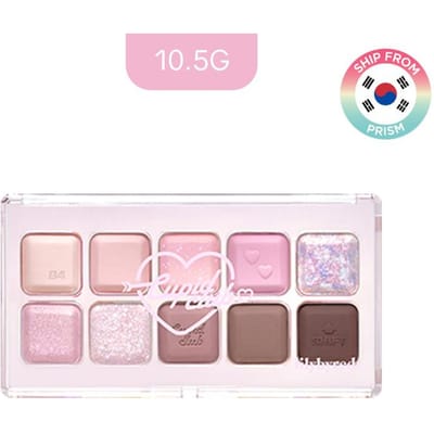Lilybyred Mood Keyboard Eye Shadow Palette 8 kleuren, 10 veelzijdige kleurenpaletten, Jelly-textuur met natuurlijke hechting en kleurontwikkeling 04 Cool Membership white