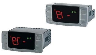 Elektronische Regelaar - Temperatuurregelaar - Koelkast Temperatuur - Breed Meetbereik - 71 x 29 mm - Zwart