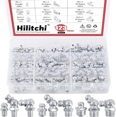 123-delige Set Metrische Hydraulische Vet Fittingen