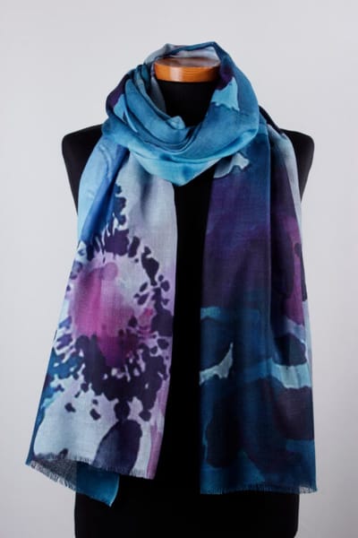 Cashmere sjaal Lente - Luxe sjaal - 75 x 200 cm