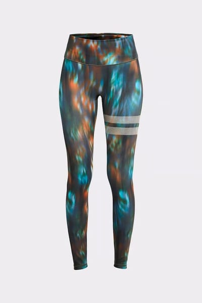 STRONGER - printed one legging - Lange trainingslegging dames - Zwart, wit