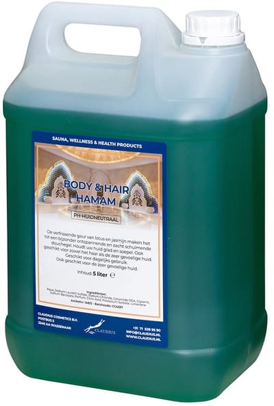 Body & Hair Hamam 5 liter - 2 in 1 voor lichaam en haar