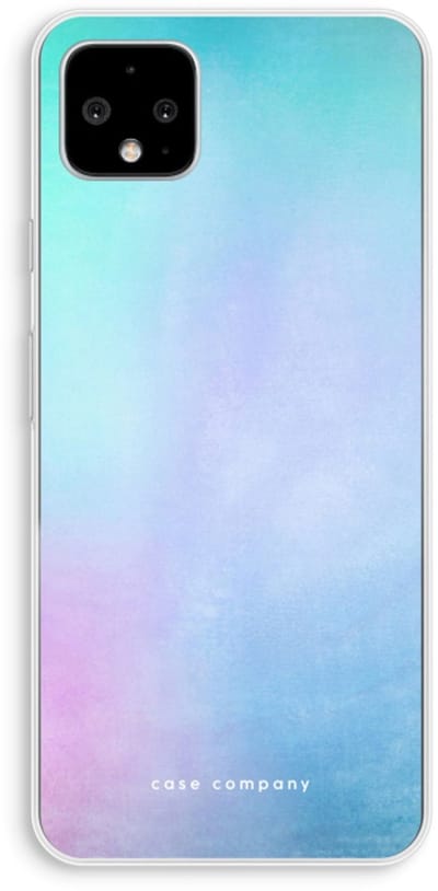 Case Company® - Hoesje geschikt voor Google Pixel 4 XL hoesje - Mist pastel - Soft Cover Telefoonhoesje - Bescherming aan alle Kanten en Schermrand