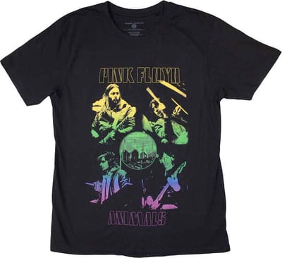 Pink Floyd - Animals Rainbow Photo Heren T-shirt - S - Zwart