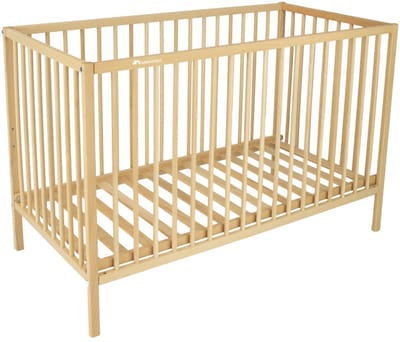 Bebeconfort Poppy Kinderbed - Natural Wood - Vanaf de geboorte tot ca. 3 jaar (0-15 kg)
