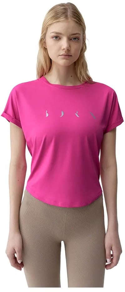 Born Living Yoga Azami T-shirt Met Korte Mouwen Roze S Vrouw