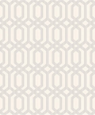 Myriad Kerala Trellis wit/zilver MY3303