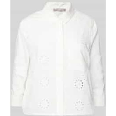 Overhemdblouse met knoopsluiting