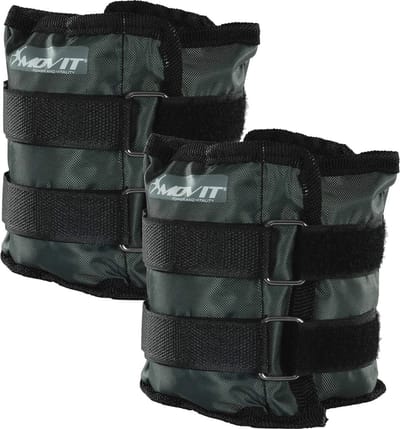 Gewichtsmanchetten voor polsen en enkels - 7 gewichtsvariaties - Armen en benen - 2x 0-5kg - 2x 4kg - Voetpols - Movit