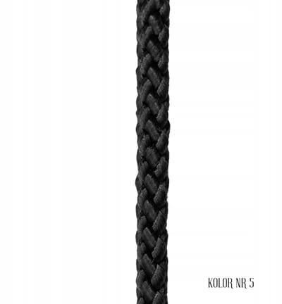 Bezalin Yugo Zwarte Zeilkoord - 8mm