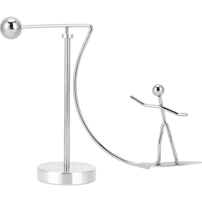 Balancerend Speelgoed Decompressie Wetenschap Fysica Speelgoed Thuis Kantoor Desktop Decoraties white
