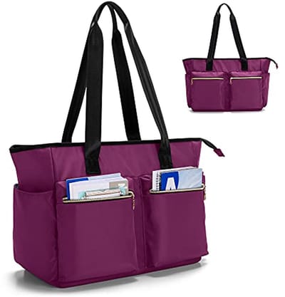 Leraar Utility Tote Tas met Gewatteerde Laptop Sleeve - Ideaal voor School en Kantoor