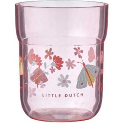 Mepal Mio Kinderbeker Little Dutch - 250 ml - Makkelijk vast te houden - Kinderservies - Flowers & Butterflies