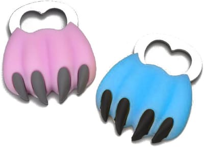 Magnetische Flesopener in Mini Katklauw Vorm voor Bier en Frisdrank - Perfect Cadeau voor Verjaardag, Bruiloft en Kerst - Set van 2