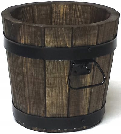 Vuren pot 28xH26 k. rozenhout
