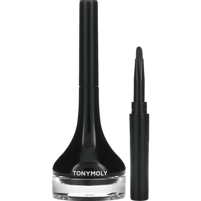 TonyMoly, bag gel eyeliner, 01 black, 4g black