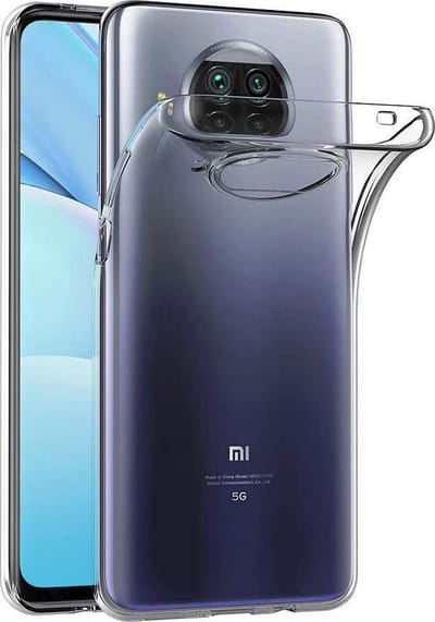Silicone hoesje transparant Geschikt voor: Xiaomi MI 10T Lite / Xiaomi  Redmi Note 9 Pro 5G